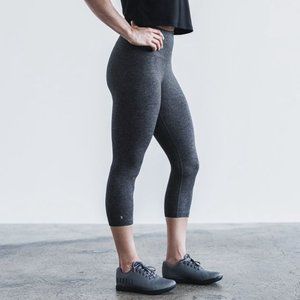 Women's High-Rise Plush Heather Tight 21" - Charcoal Heather